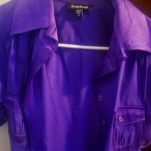 Bebe purple shirt